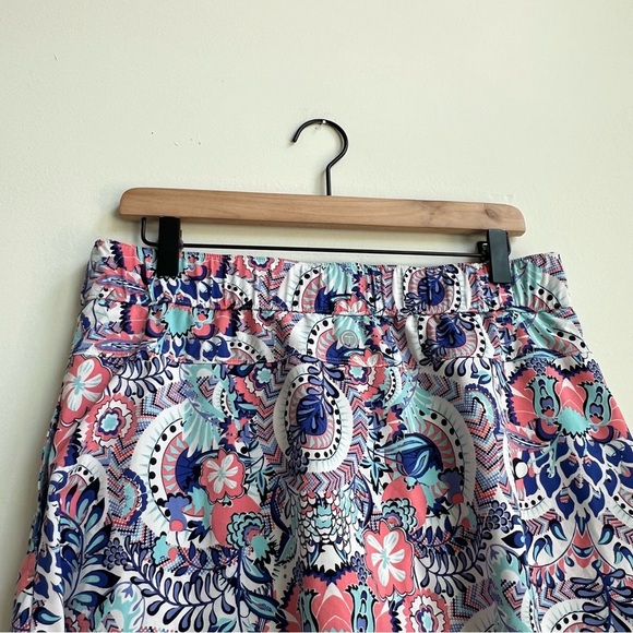 T by Talbots Summer Sporty Athletic Breathable Elastic Waist Skort Paisley M - Picture 8 of 12